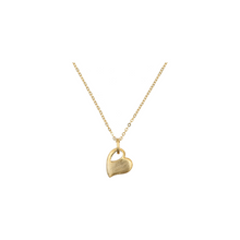  Tilyon Gold Puffed Heart Pendant - NK4081