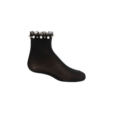  Zubii Pearl Stud Ruffle Anklet - 1106