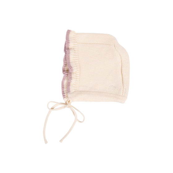 Zubii Contrast Scalloped Edge Bonnet - ZU44