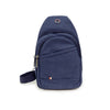 Seleni Canvas Crossbody Sling Bag with Adjustable Strap - FBG1863