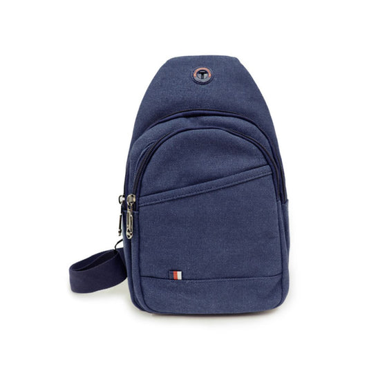 Seleni Canvas Crossbody Sling Bag with Adjustable Strap - FBG1863