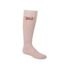 Zubii Flat Satin Bow Knee High Sock - 1202