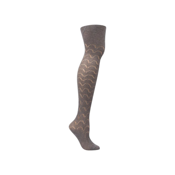 Zubii Crochet Wave Texture Tights - 1361
