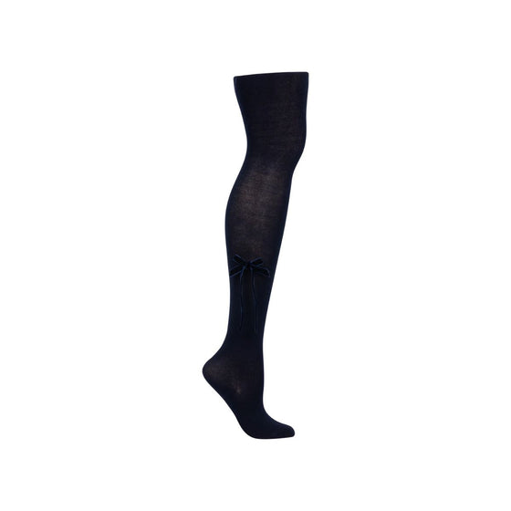 Zubii Velvet Bow Tights - 1301