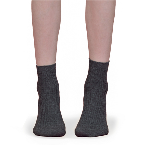 Zubii Thin Ribbed Anklet Sock