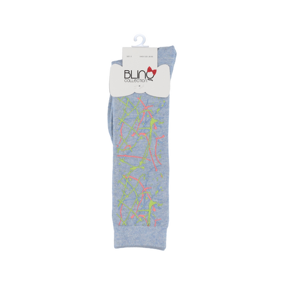 Blinq Collection Abstract Paint Knee High - 612