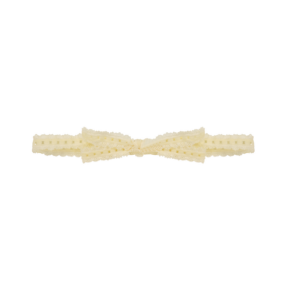 Dacee Designs Lace Scalloped Bow Baby Headband - Baby2089