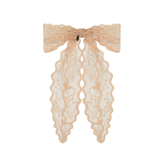 Dacee Designs Vines Tulle Bow Large Clip - AL2055