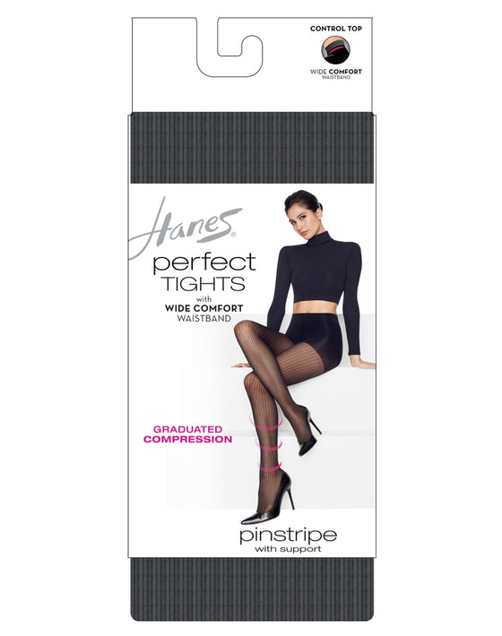 Hanes Pinstripe Control Top Tights - HST022