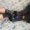 Blinq Collection Colored Cube Sock