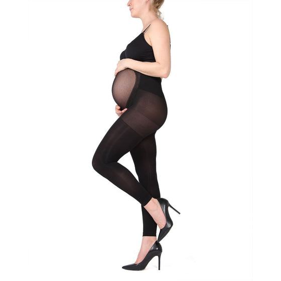 Memoi Opaque Control Top Footless Tights - MO 343 – Little Toes