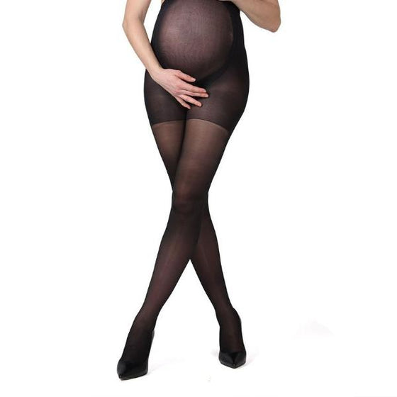 Memoi Maternity 40 Denier Sheer Support Pantyhose MA 402