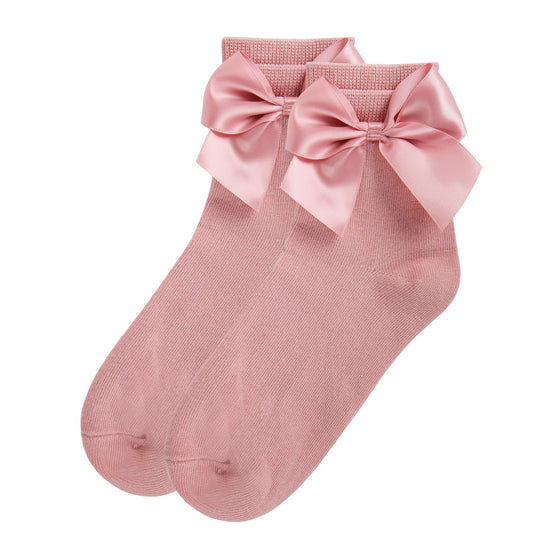 Memoi Side Bow Anklet Sock - MKF 6032