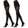 Memoi Microfiber Opaque 2 Pair Pack Tights - MO 646