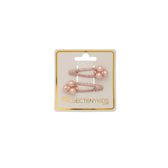 Project 6 Pearl Lily Clip - Set of 2
