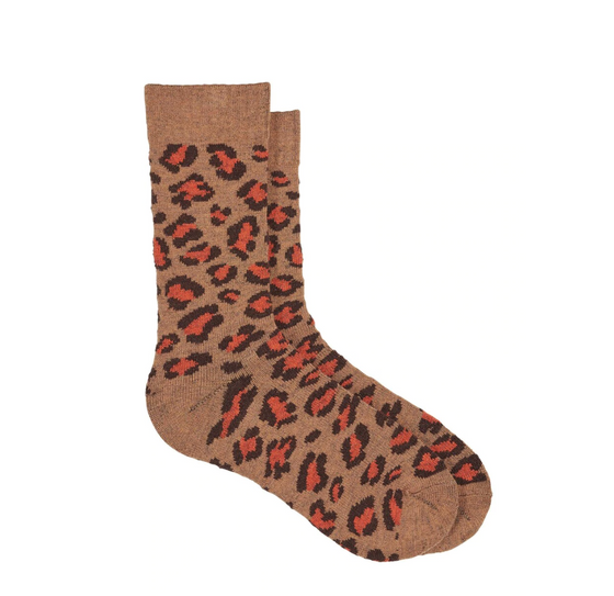 Hue Women's Leopard Boot Sock