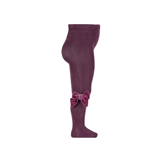 Condor  Red Velvet Bow Tights – Millie and John