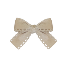  Dacee Design Small Eyelet Velvet Bow Clip - AS1862