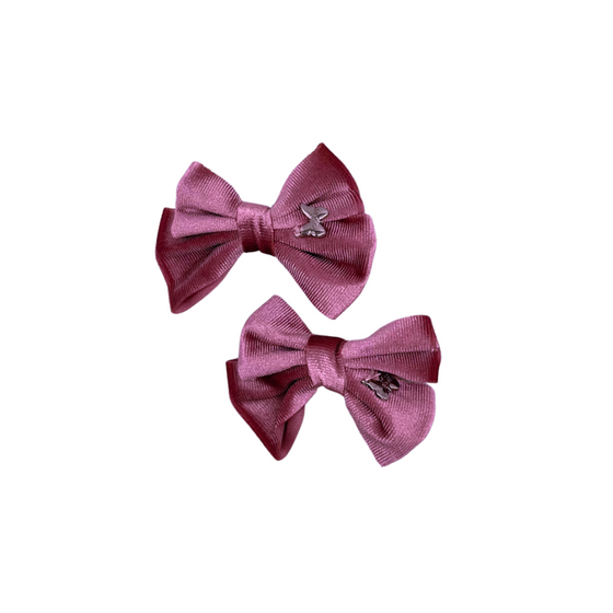 Arabellé Velvet Mini Bow Clip Set - 3044