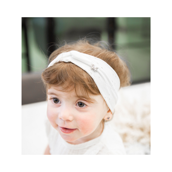 Arabellé Eyelet Twisted Knot Baby Band - 1016