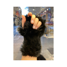  Fingerless Rabbit Fur Gloves