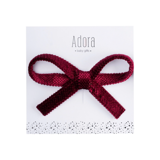 Mini Ribbon Bow Headbands by Adora (More Colors)