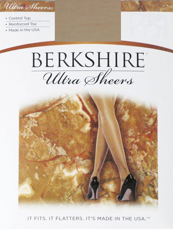 Berkshire Ultra Sheer Control Top Pantyhose- Reinforced Toe 4419