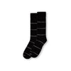 Memoi Men's Spacedye Stripe Crew Sock - ACV04562