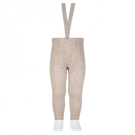 Condor Wool Blend Tights & Leggings with Elastic Suspenders - 1401/0, 1401/1