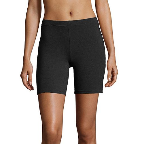Hanes Women s Stretch Jersey Bike Shorts O9291