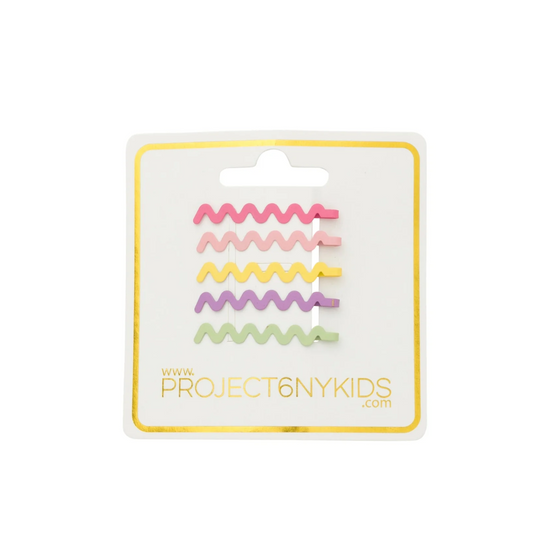 Project 6 Colorful Squiggle Bobby Pins
