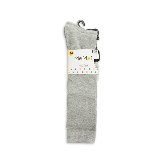 MeMoi Write On Camp Socks 3 Pack - Promo 710