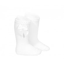 Condor Perle Knee High Sock with Bow - 2551/2