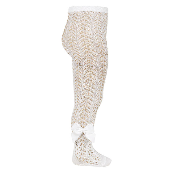 White Full Crochet Tights  Children socks by the Spanish label Condor –  littlelightfeet