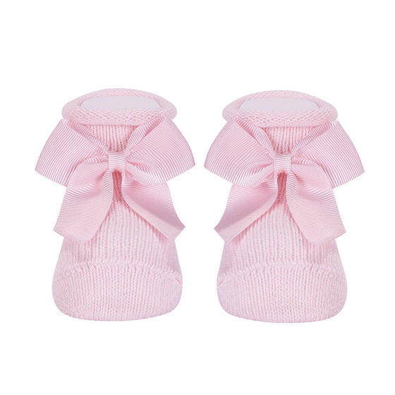 Condor Warm Cotton Baby Booties with Bow - 2595/4