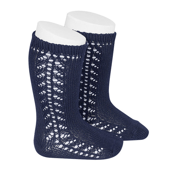 Condor Side Crochet Knee High Sock - 2592/2