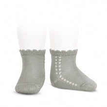  Condor Two Line Side Crochet Anklet Sock with Pearl Cuff - 2569/4