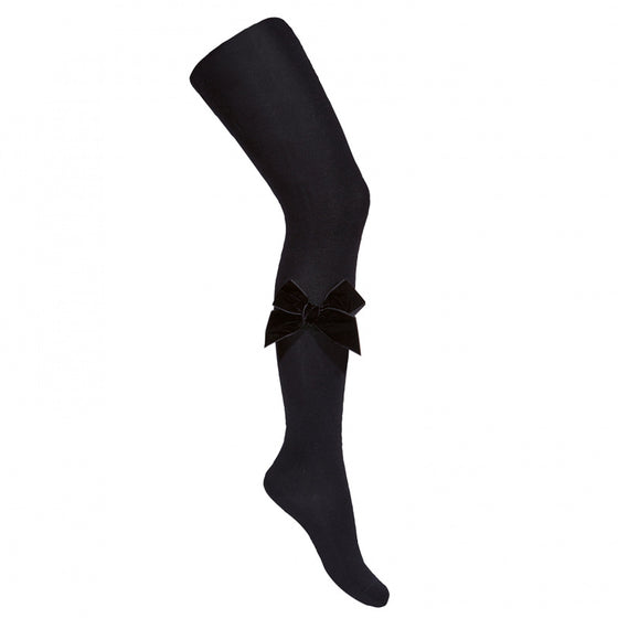 Condor Tights With Velvet Bow - 2489/1
