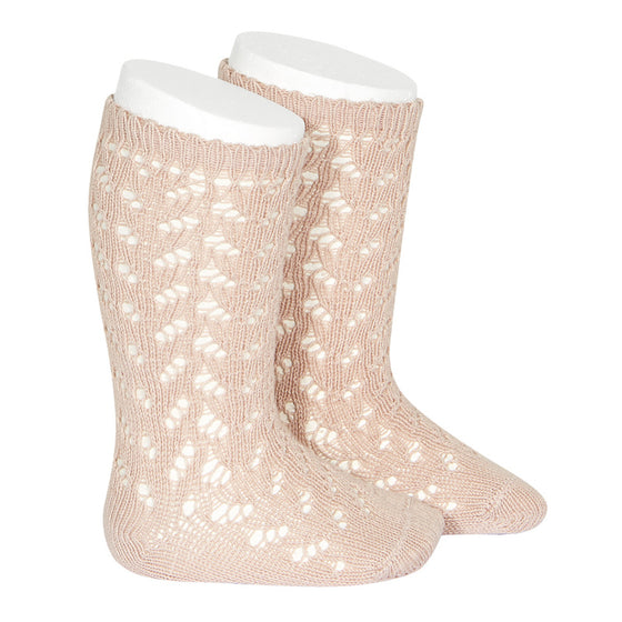 Condor Zig Zag Warm Crochet Knee High Sock - 2593/2