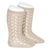 Condor Zig Zag Warm Crochet Knee High Sock - 2593/2